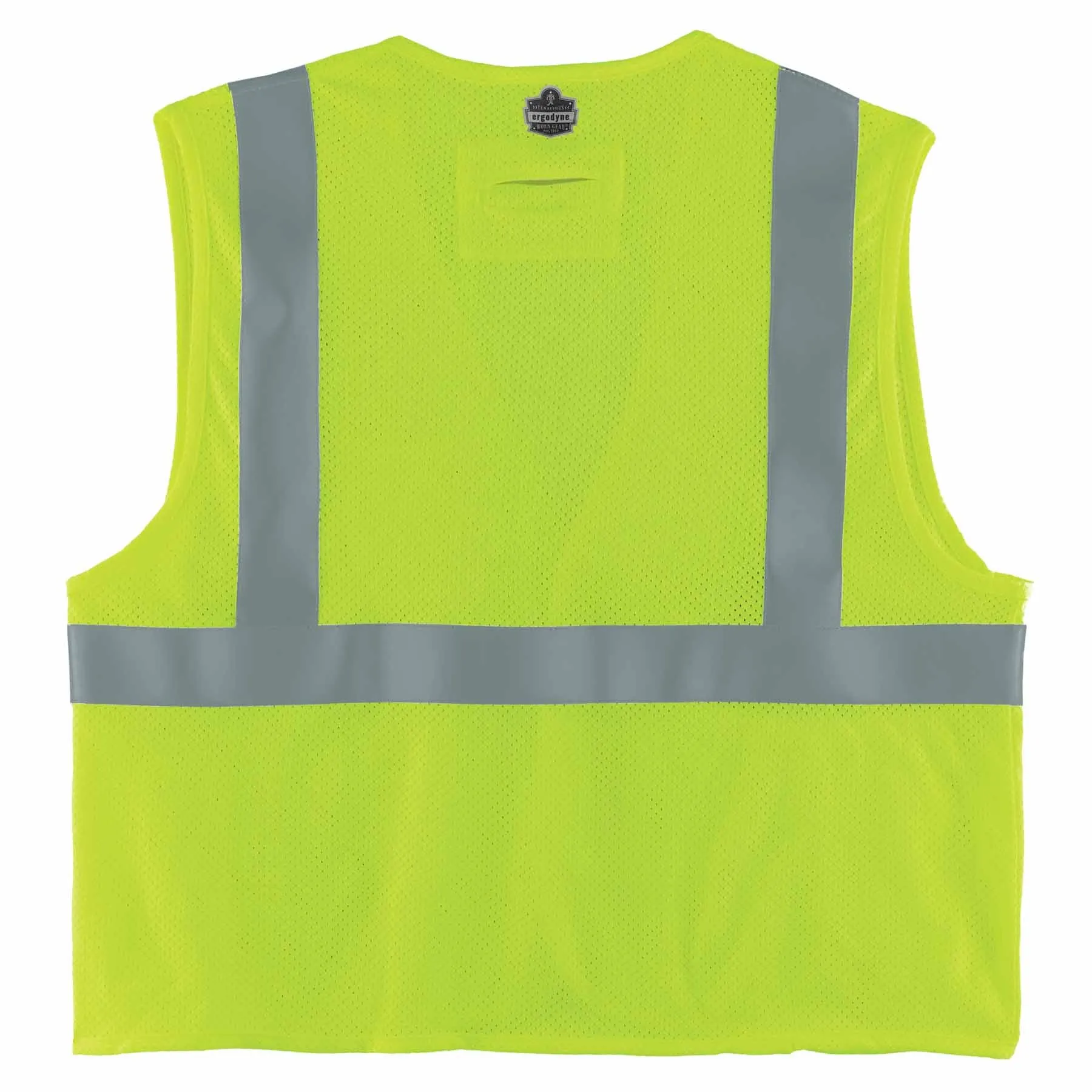 Ergodyne 21867 8263FRHL 2XL/3XL Lime Class 2 FR Safety Vest - H L - Economy
