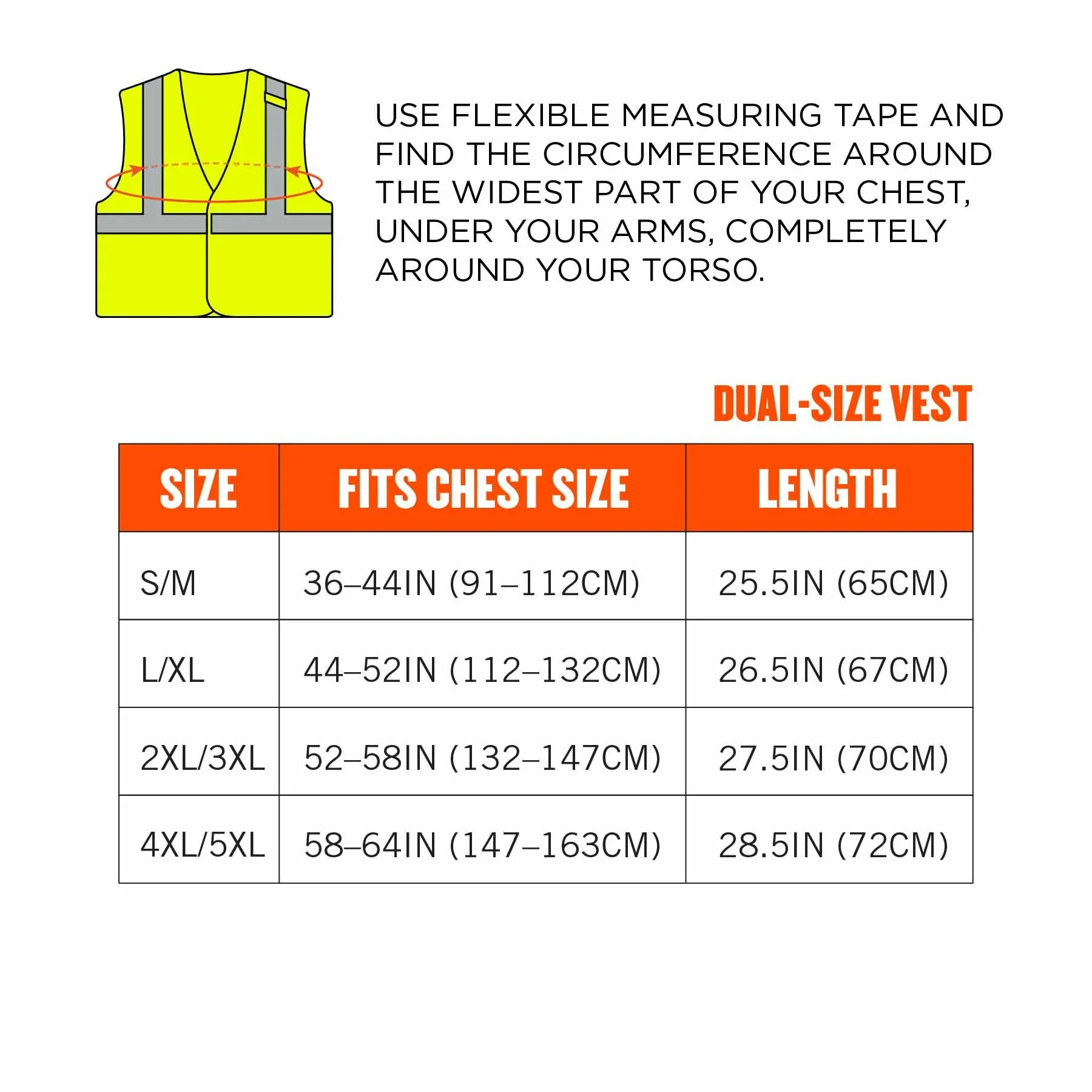 Ergodyne 21867 8263FRHL 2XL/3XL Lime Class 2 FR Safety Vest - H L - Economy