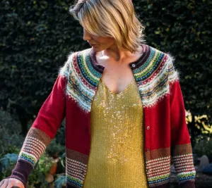 Eribe Knitwear Alpine Cardigan In Hemlock