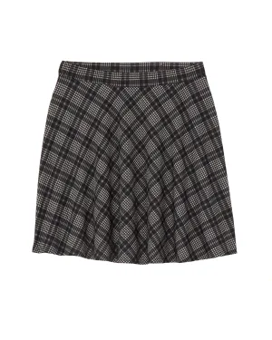 Erie Circle Skirt | Black / Light Grey