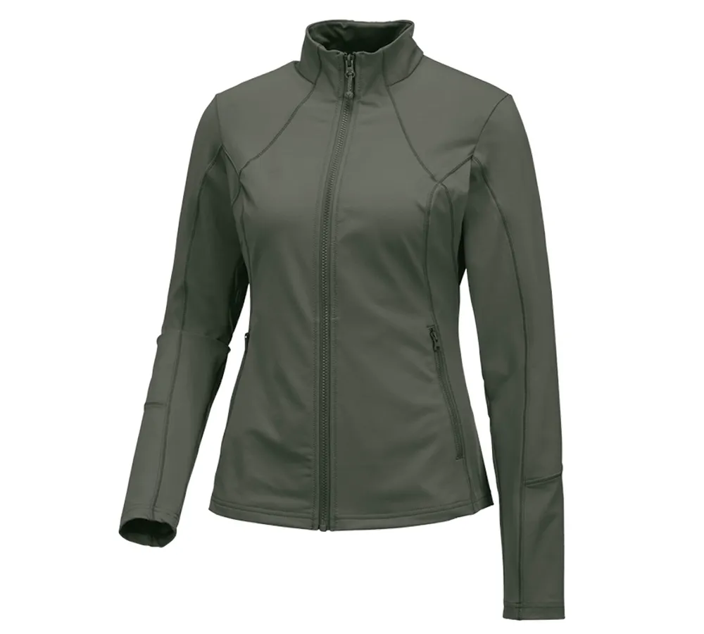 e.s. Functional sweat jacket solid, ladies'