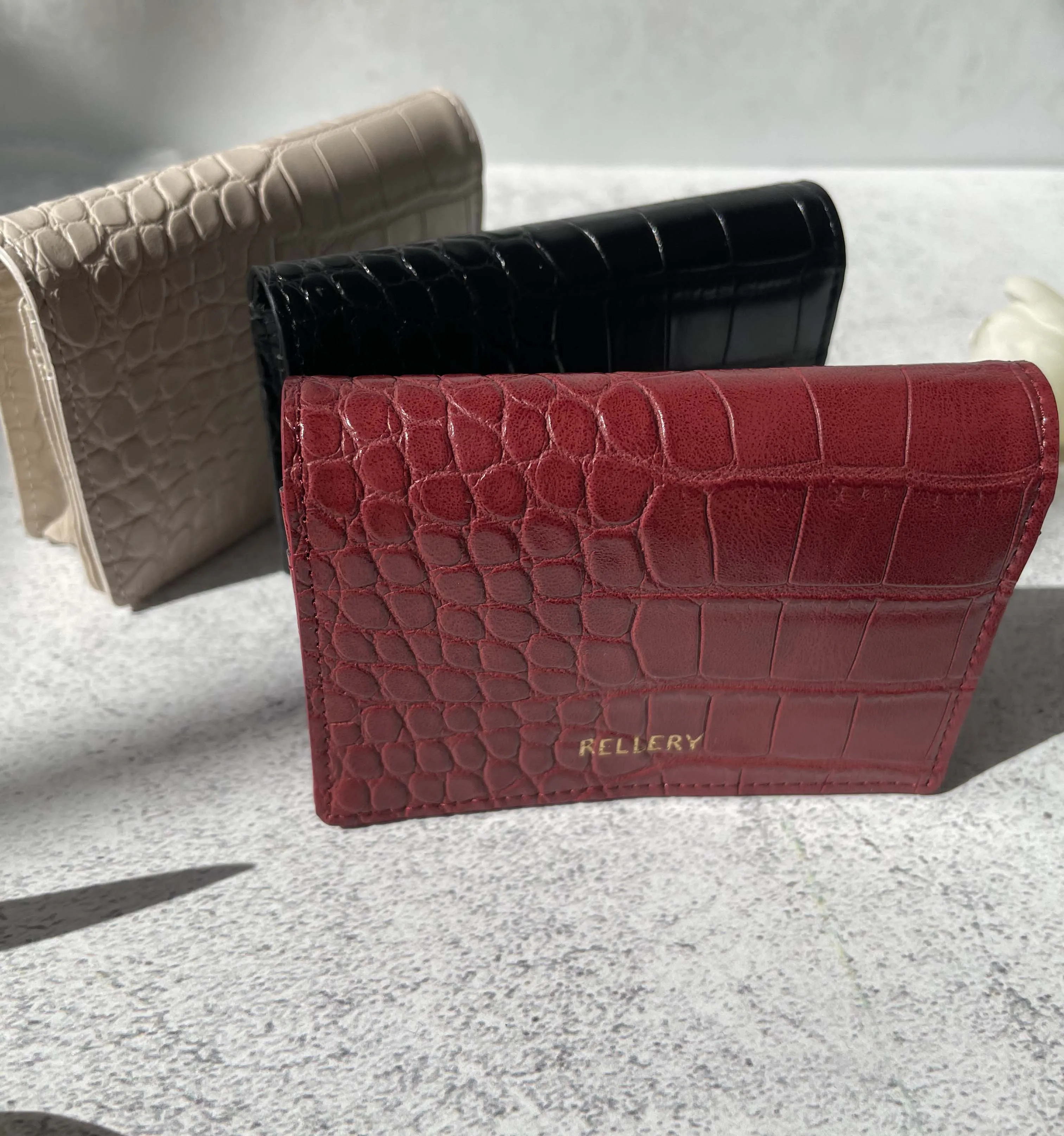 Midnight Black Essentials Card Holder - Enhanced Title