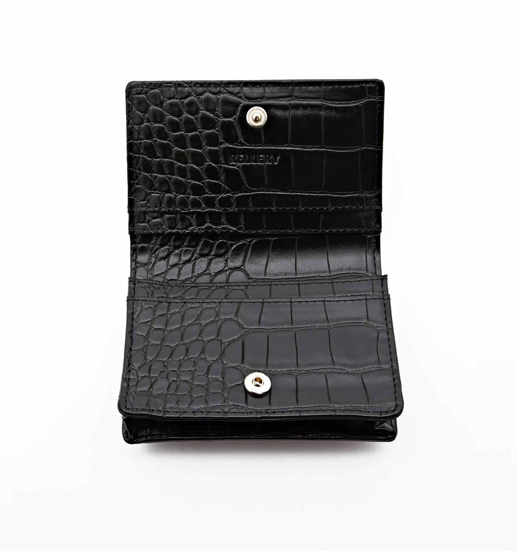 Midnight Black Essentials Card Holder - Enhanced Title