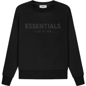 Essentials Kids Pull Over Crew 'Black'