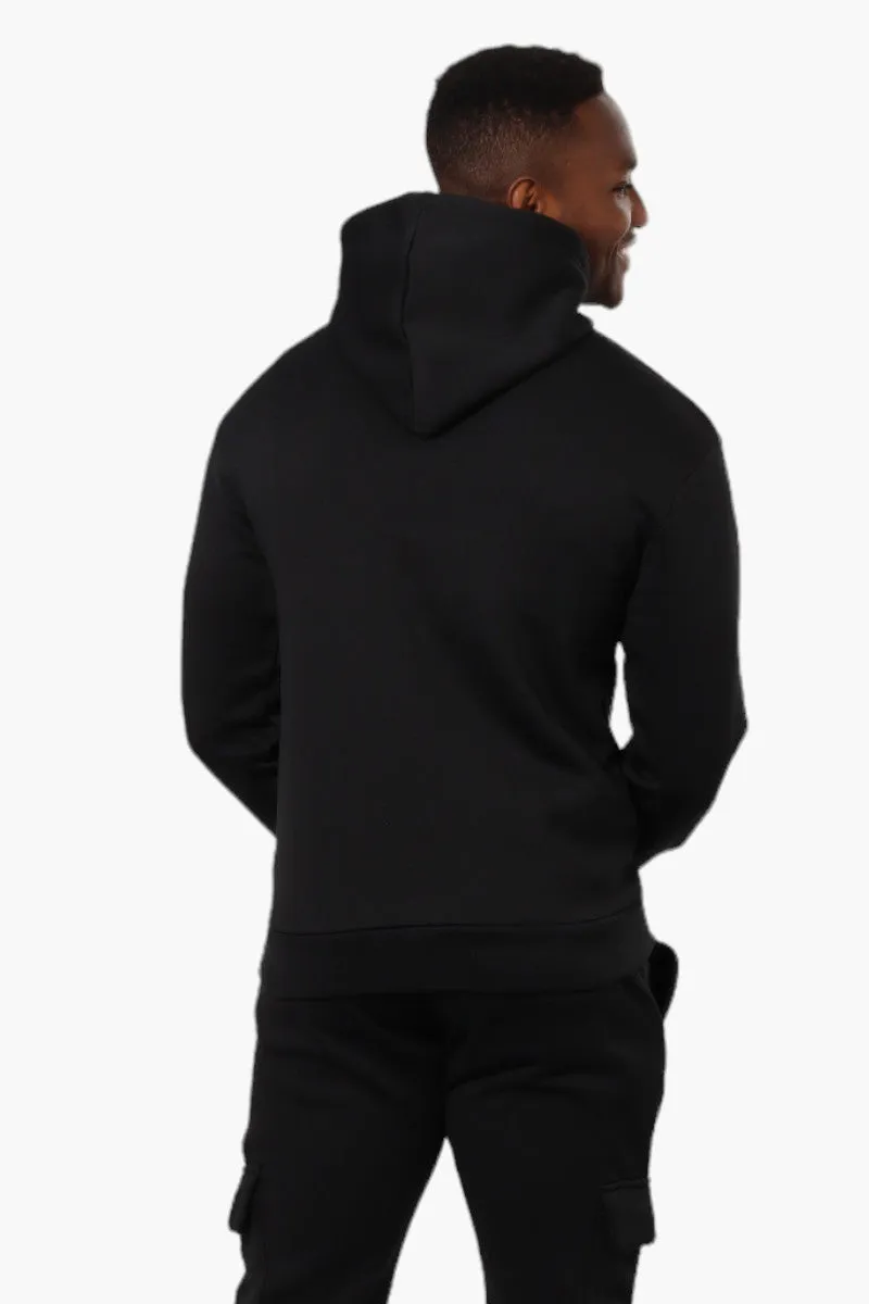 Essentials Solid Basic Pullover Hoodie - Black