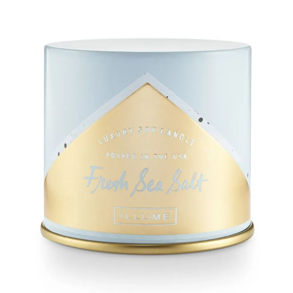 Essentials Vanity Tin Candle - Fresh Sea Salt - 11.8oz