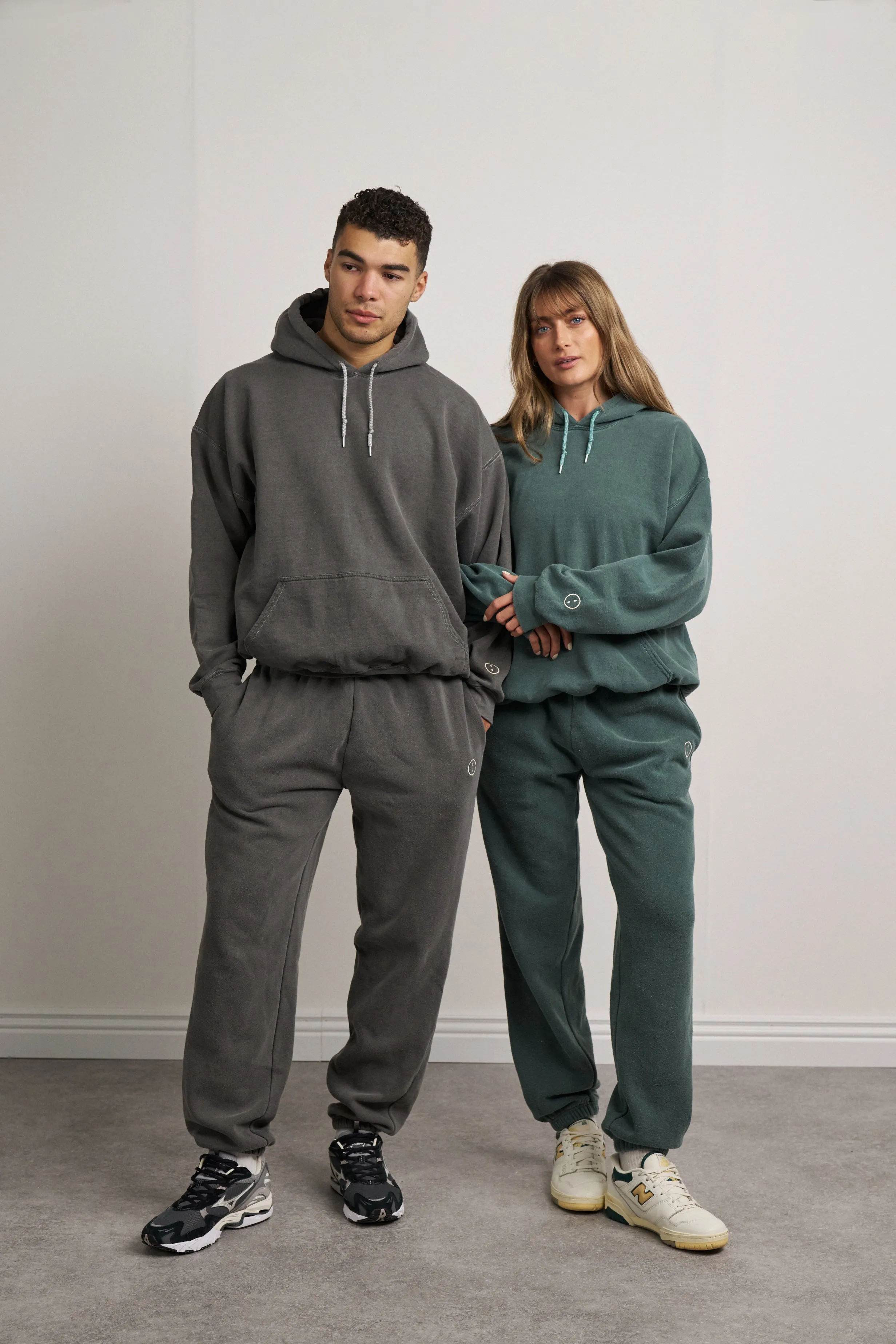 Essentials Vintage Washed Hoodie - Charcoal