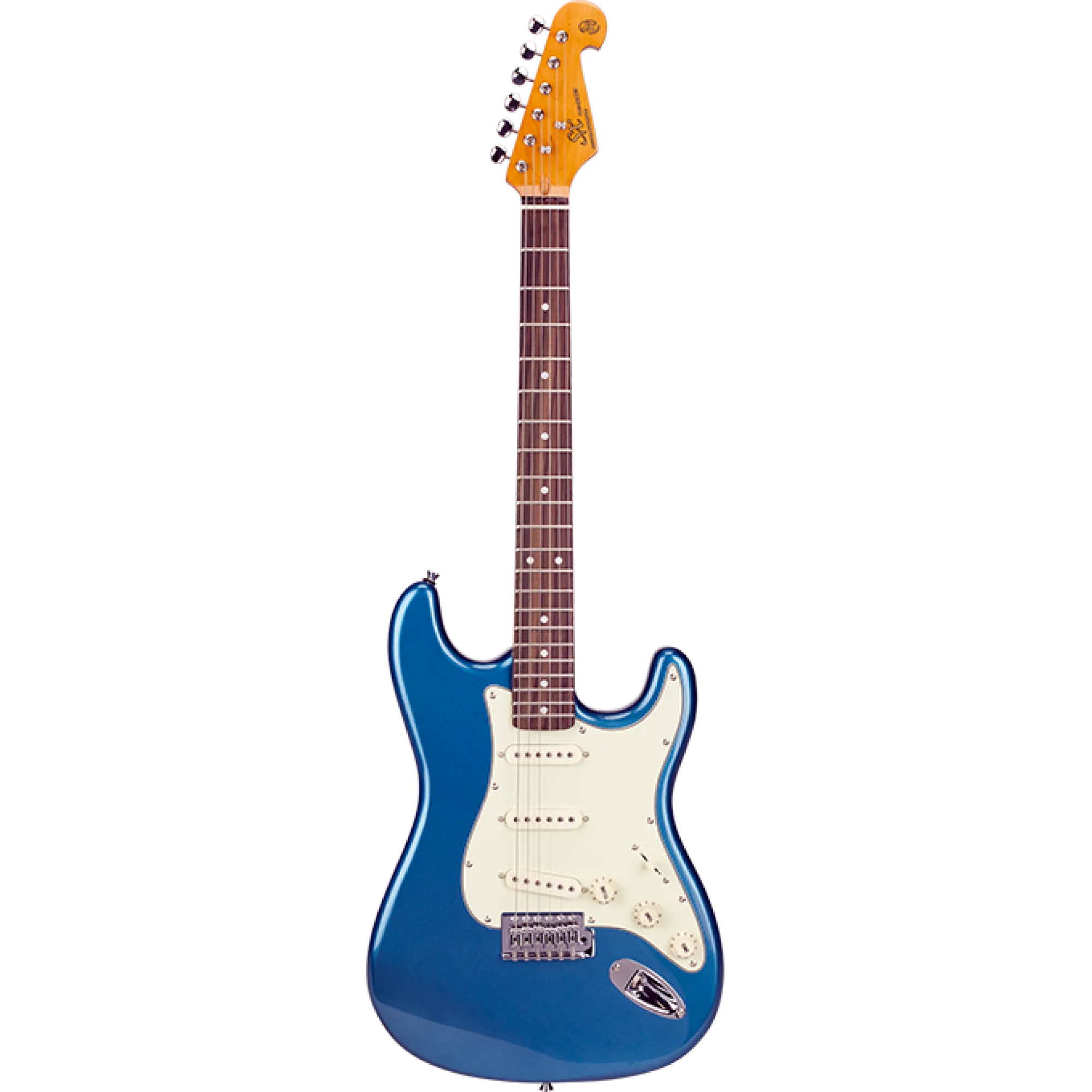 Essex Vintage Style Electric Guitar in Lake Placid Blue
