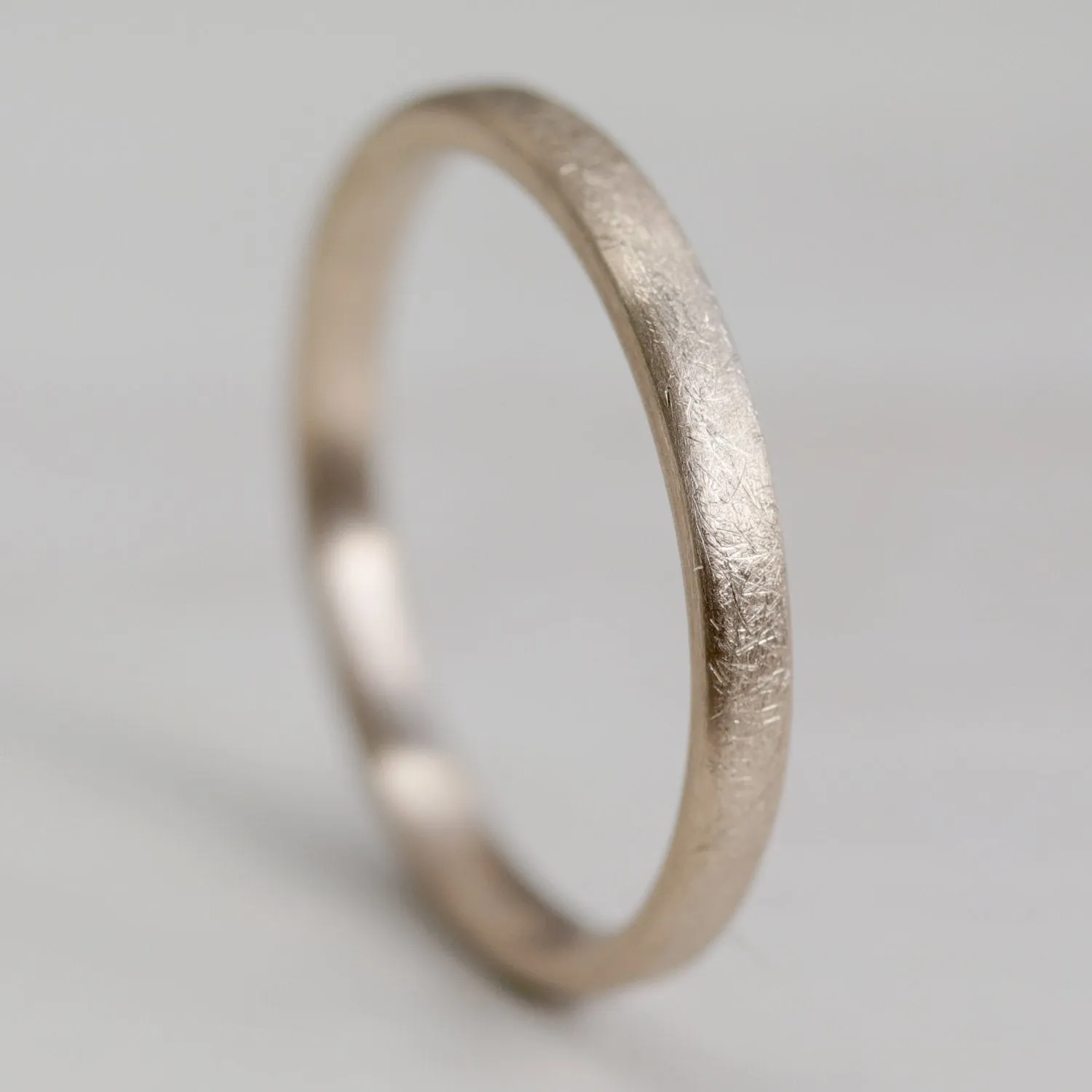 Europa Moon Texture Edgeless Flat Band •