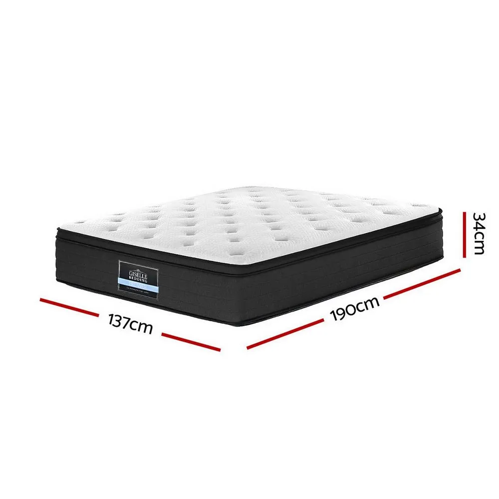 Eve Euro Top Pocket Spring Mattress 34cm Thick - Double