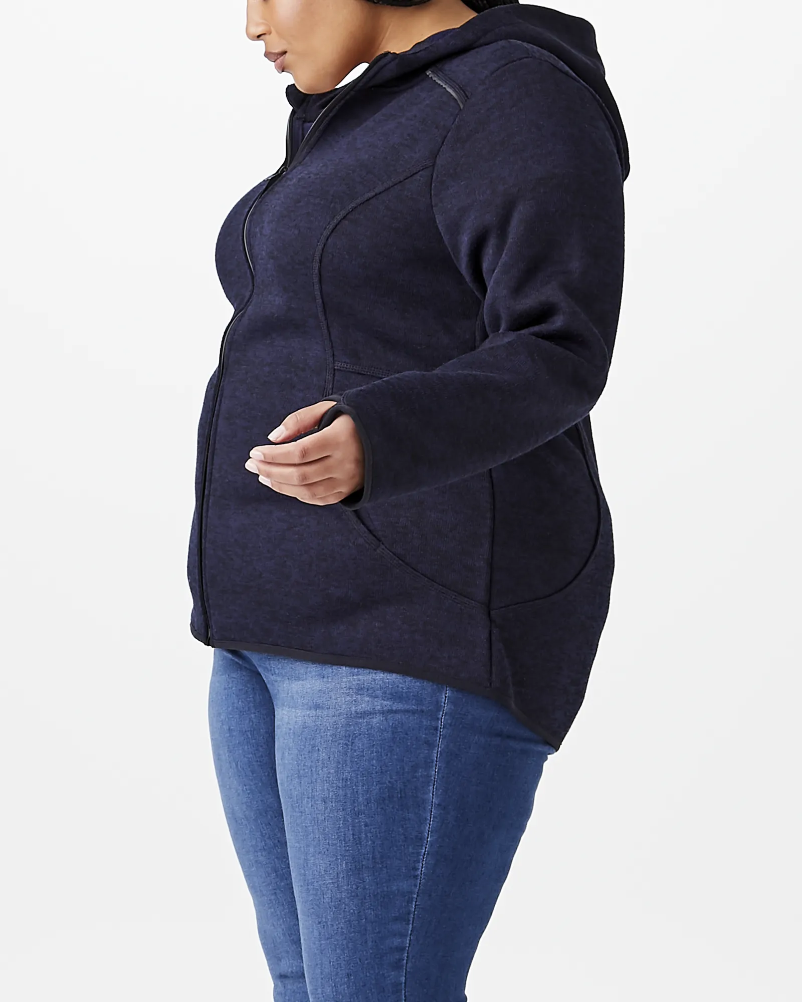Everest Luxe Fleece Lined Hoodie | Navy