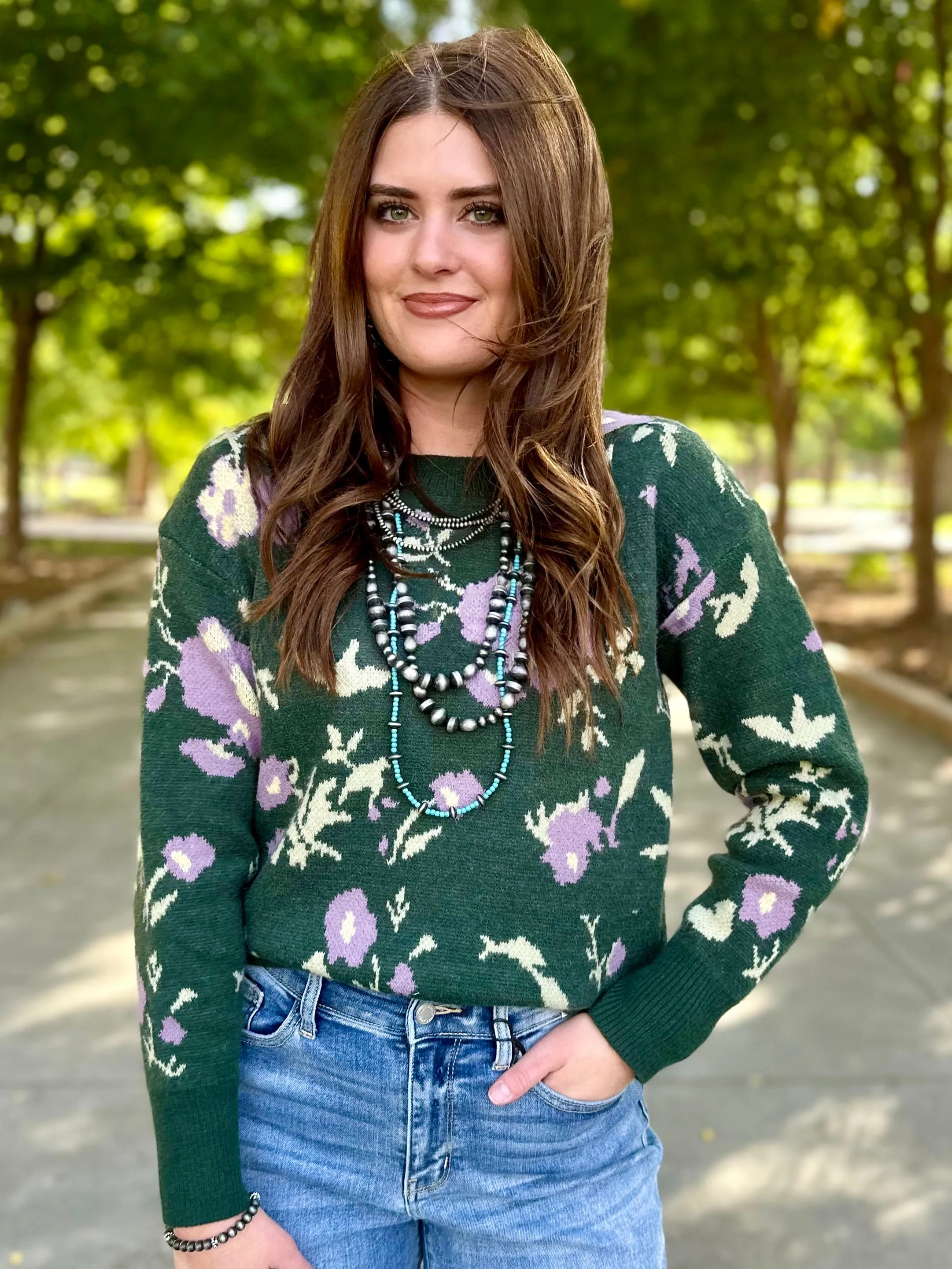 Evergreen Elegance Sweater