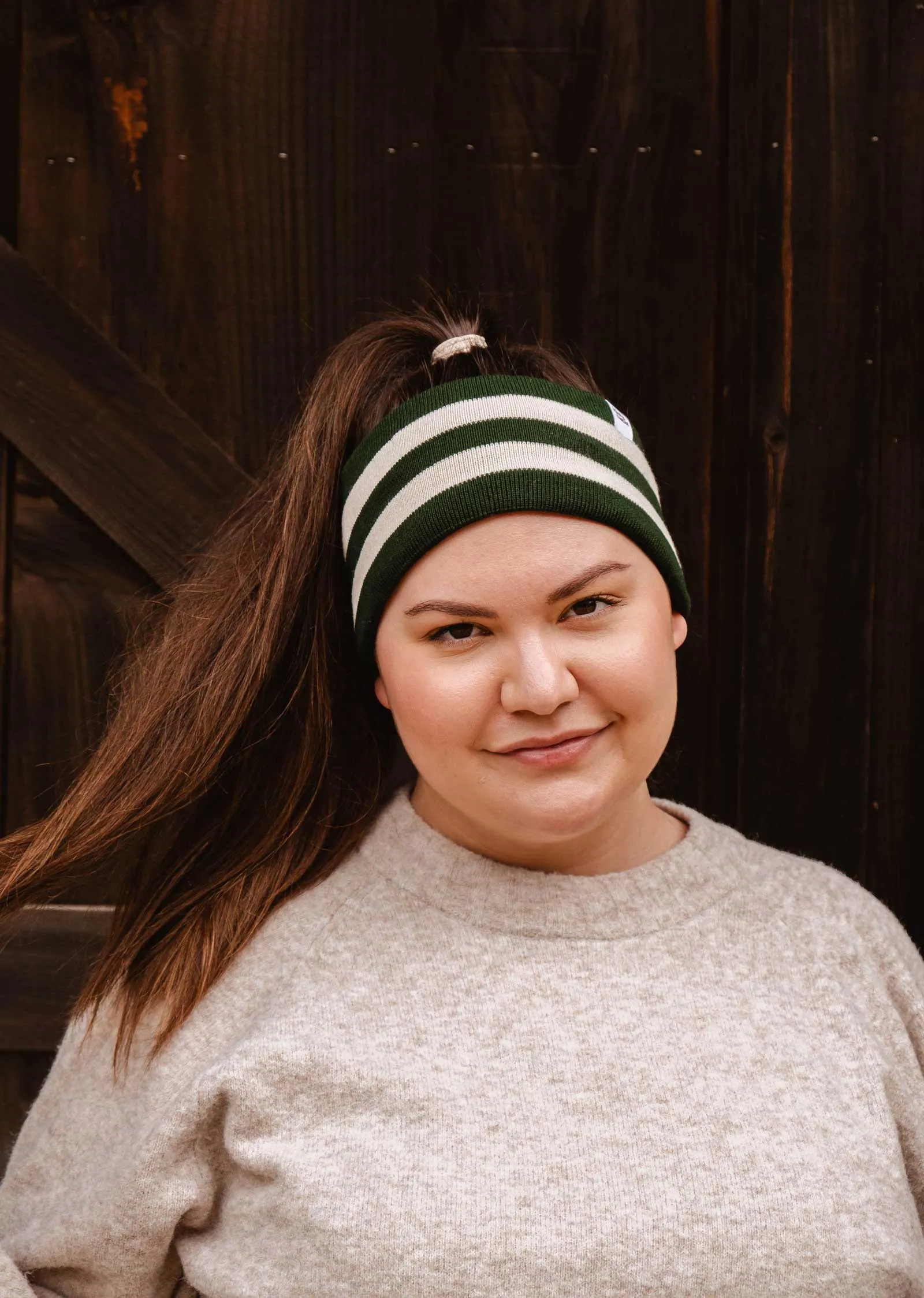 Evergreen Stripes Headband
