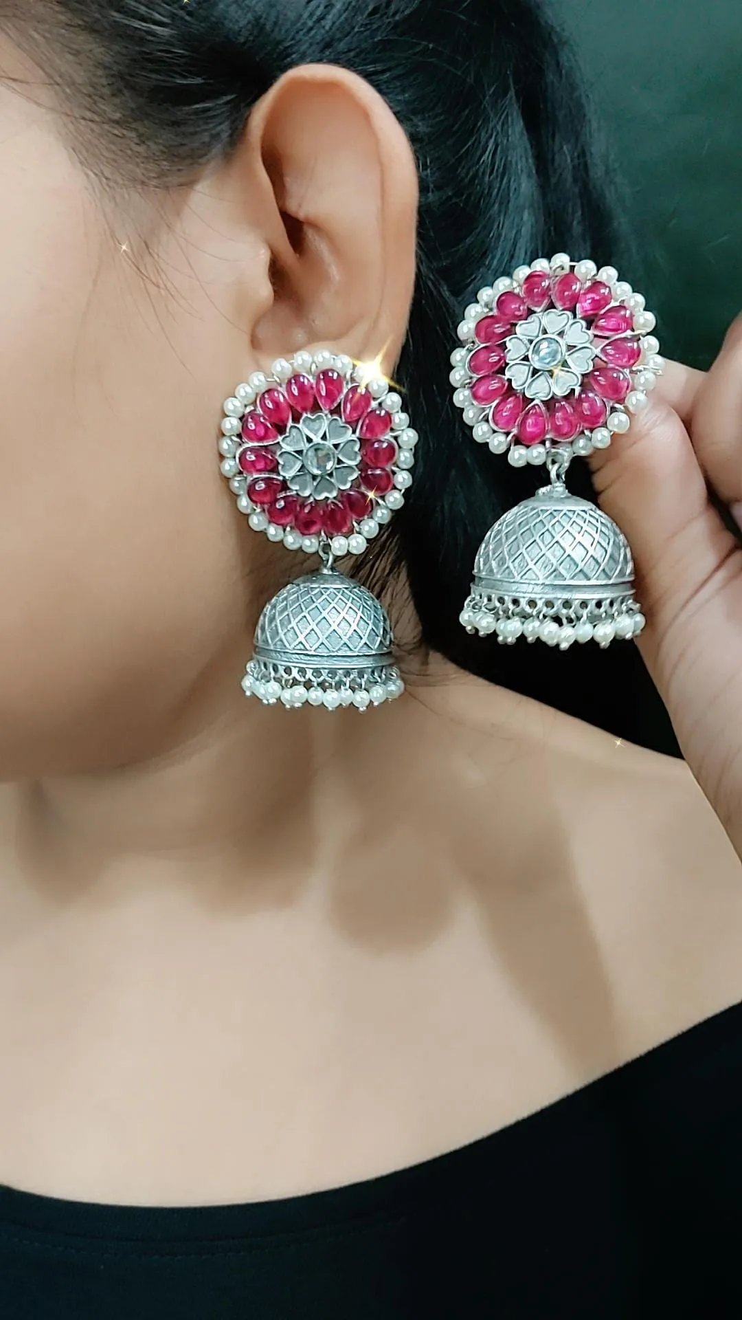 Everleigh Floral Jhumki