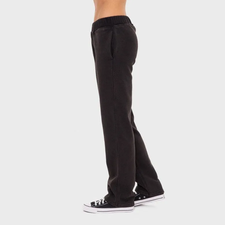 Everly Fleece Pants in Black