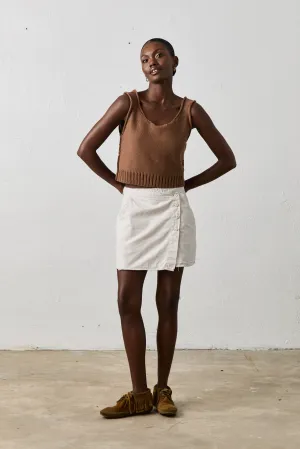 EVERLY SKIRT / SOFT WHITE