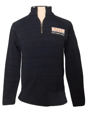 Evolution 1/4 Zip Fleece with Hatch Logo - Midnight Navy