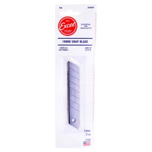 Excel 18mm 20007 Heavy Duty Utility Snap Blades - USA
