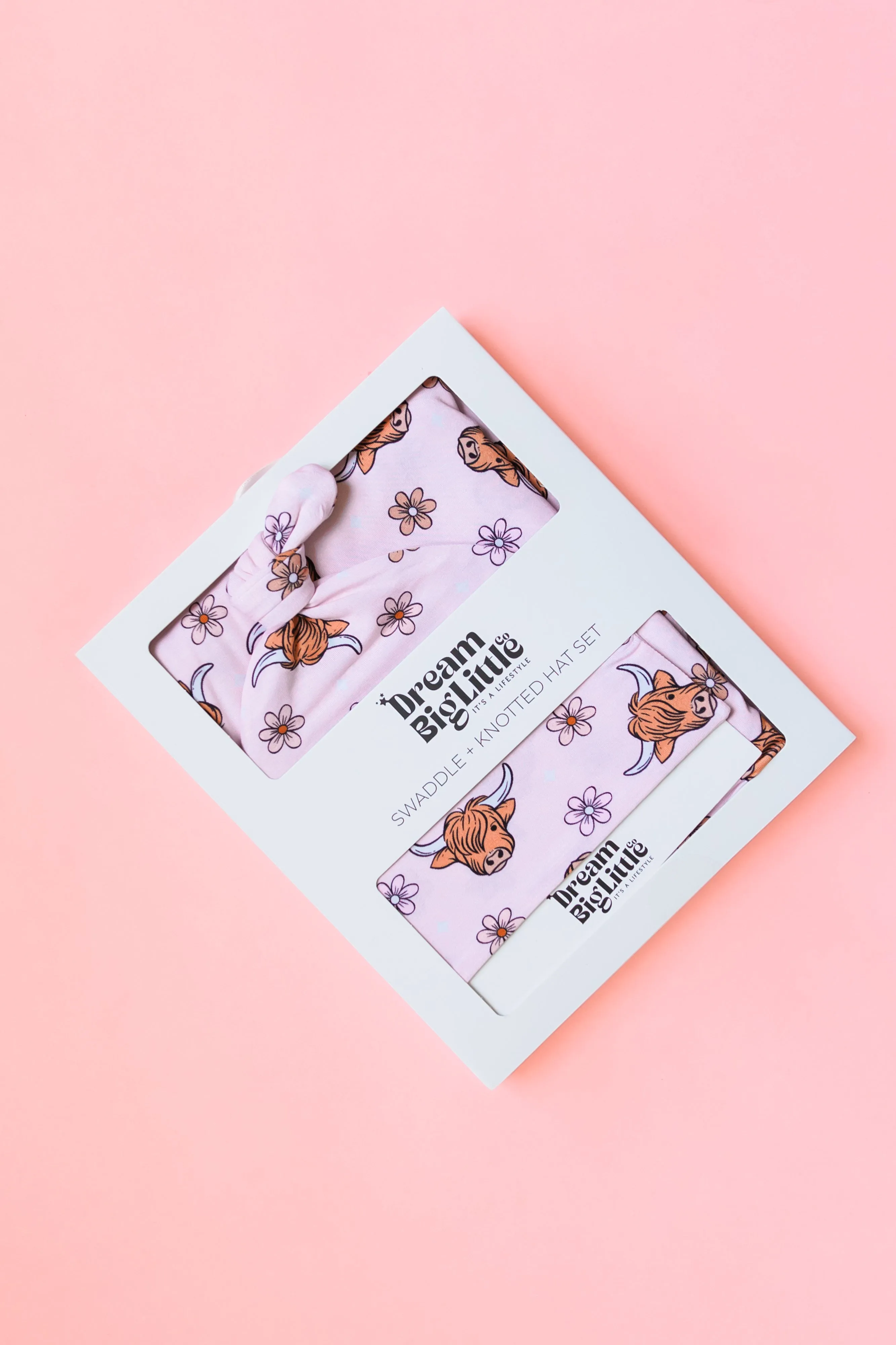 Exclusive Highland Cutie Dream Swaddle & Beanie