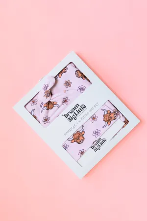Exclusive Highland Cutie Dream Swaddle & Beanie