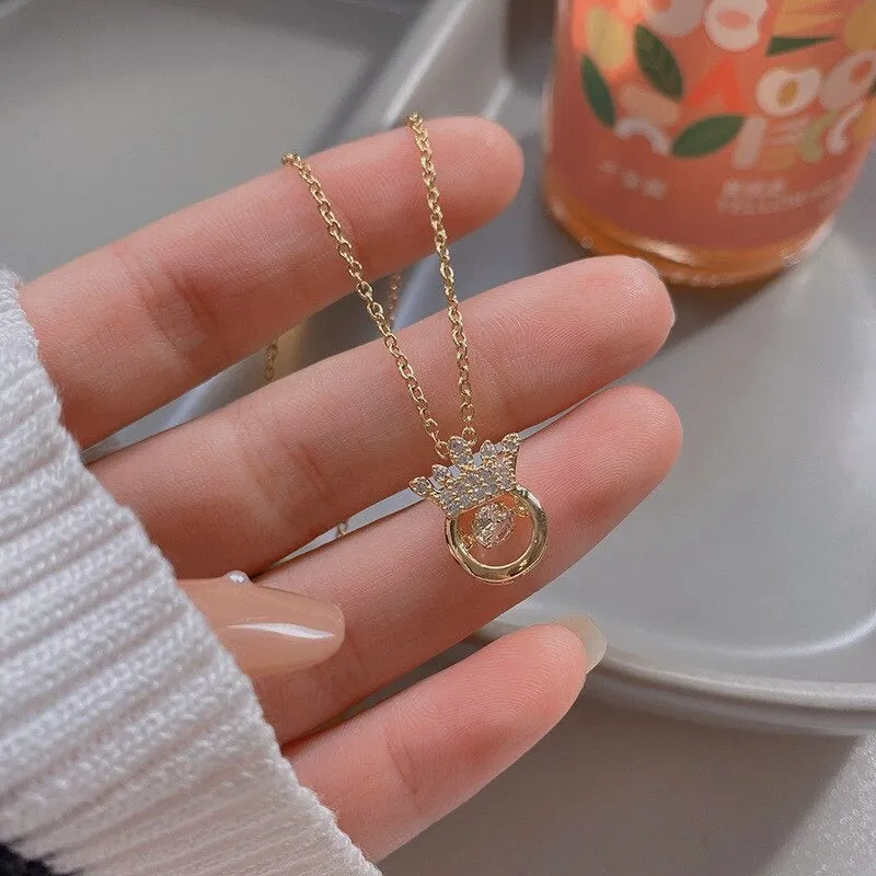 Exquisite Clavicle Chain with Multi-Style Pendant Necklaces