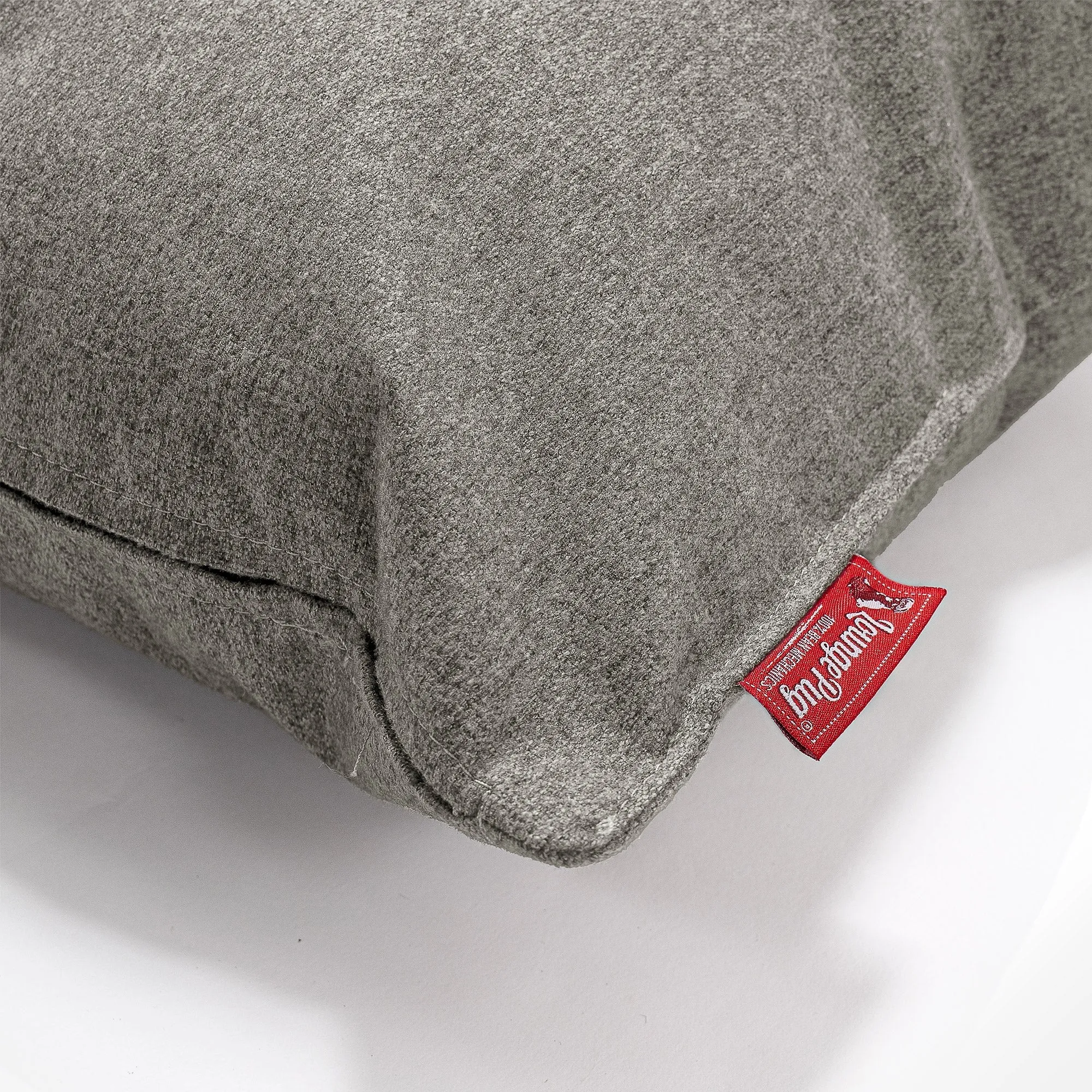 Extra Large Throw Pillow Cover 70 x 70cm - Interalli Wool Silver