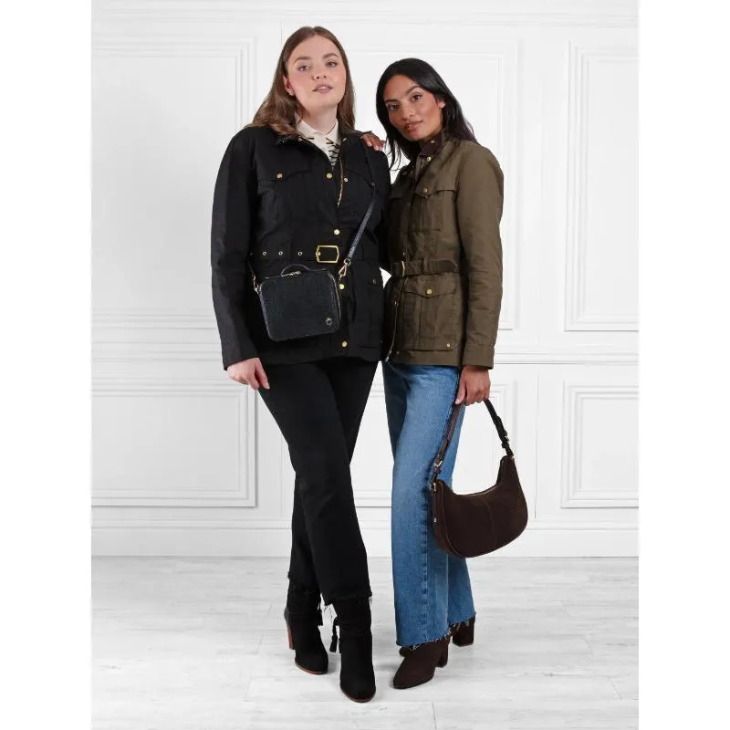 Fairfax & Favor Dorset Suede Ladies Ankle Boot - Black