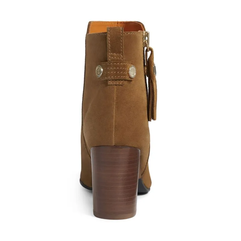 Fairfax & Favor Oakham Ladies Suede Ankle Boot - Tan