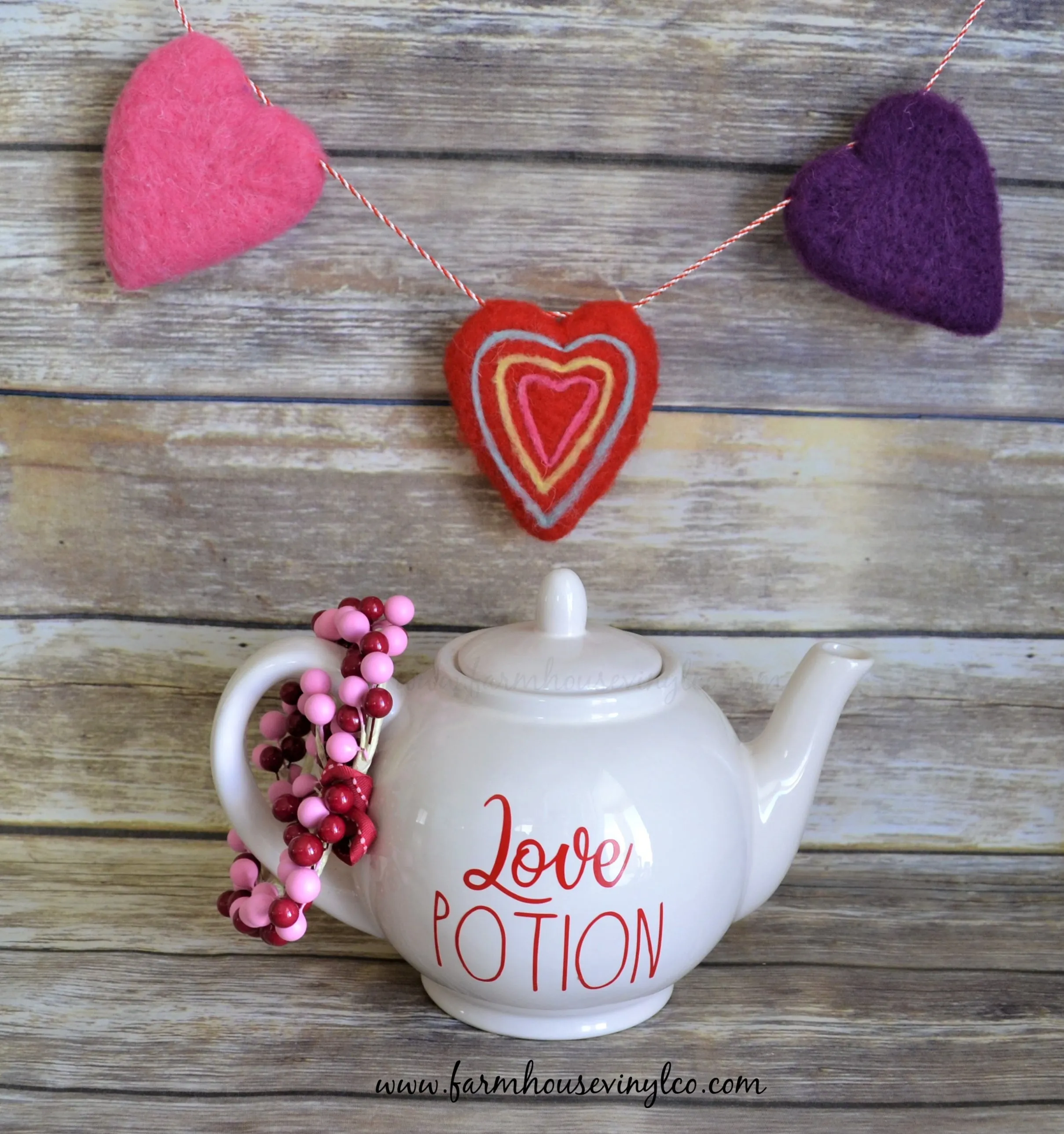 Farmhouse Valentine's Day Decal