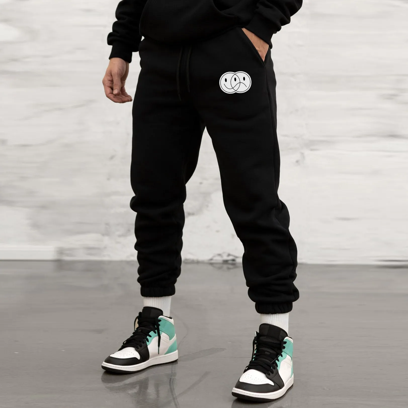 Fashion casual basic fitness sports trousers