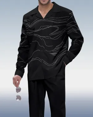 Fashion Casual Long Sleeve Walking Suit 021