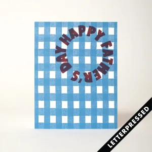 Father's Day Gingham Card