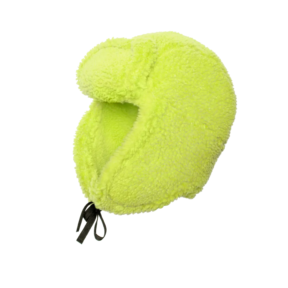 Faux Fur Shearling Hat - Citron