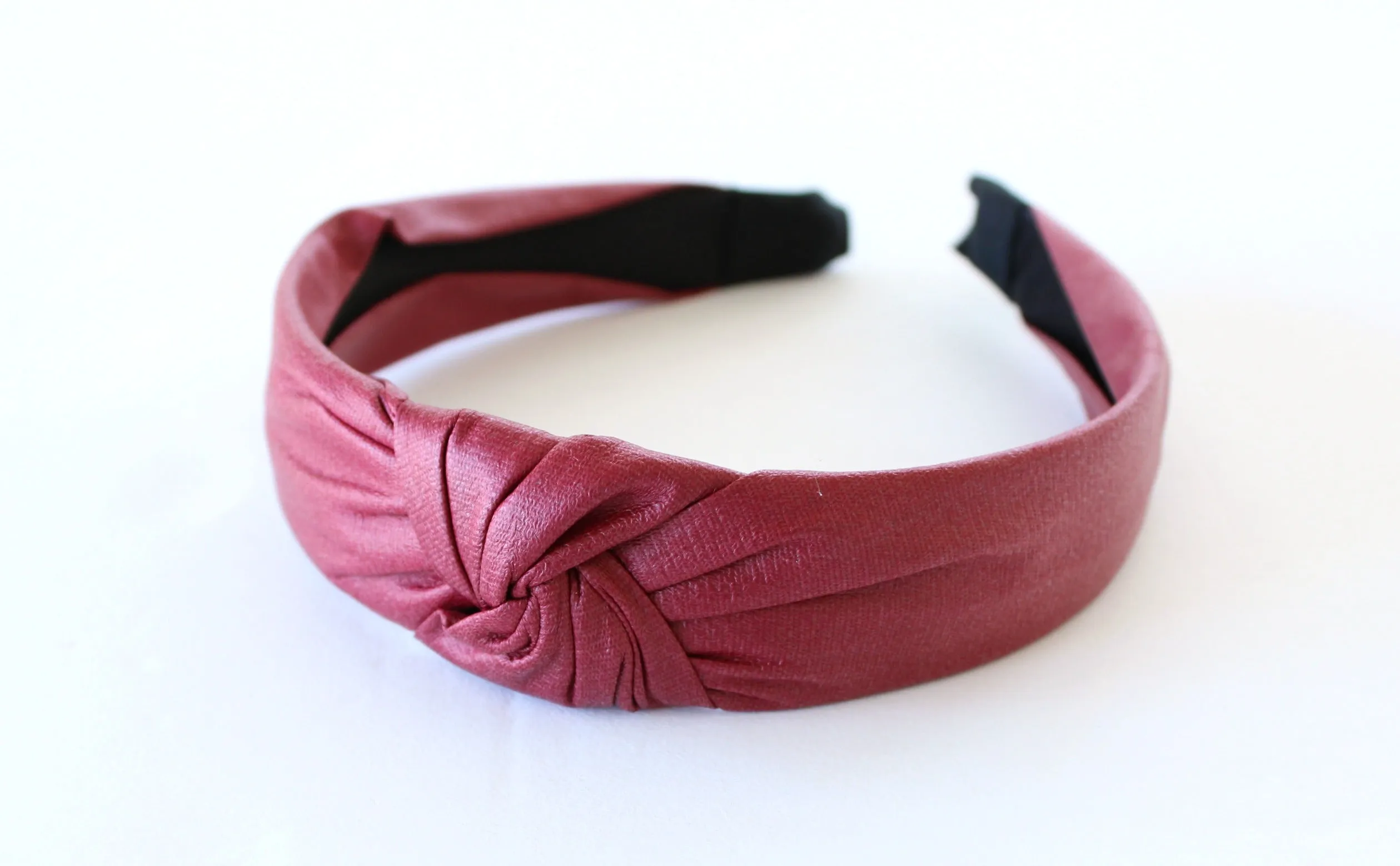 Faux Leather Knot Headband