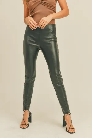 Faux Leather Pants