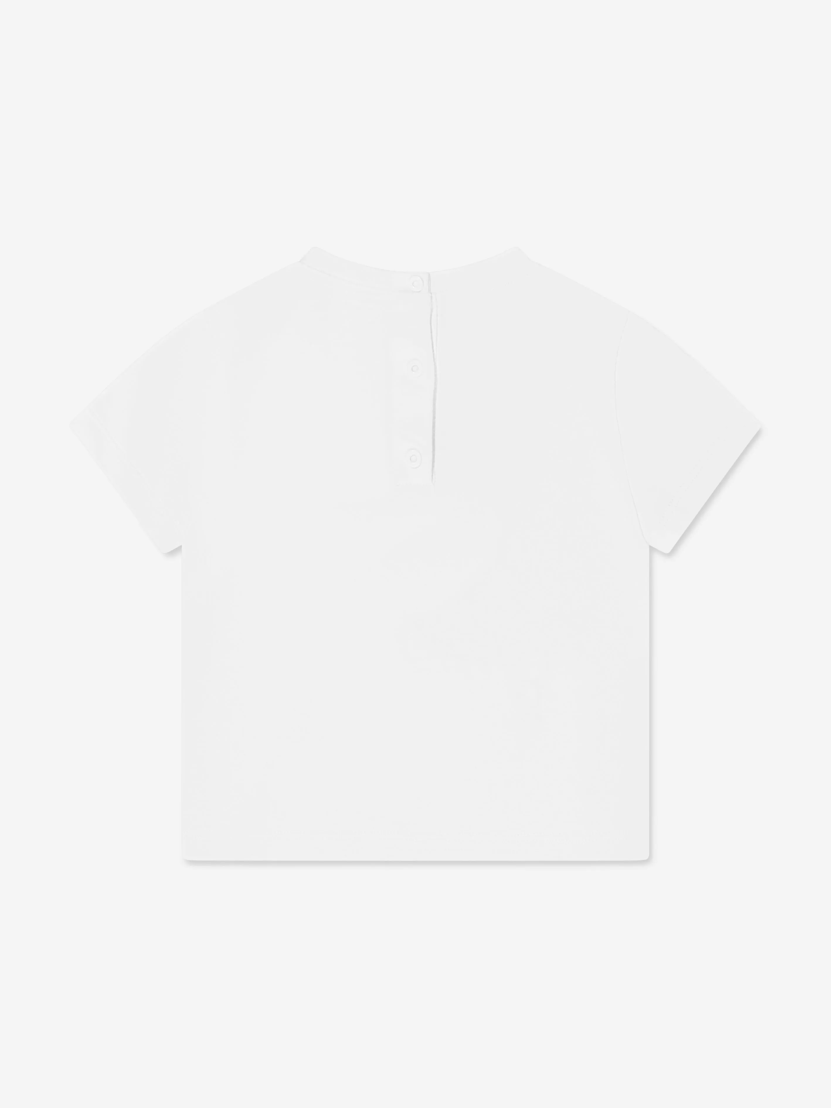 Fendi Baby Logo Print T-Shirt in White
