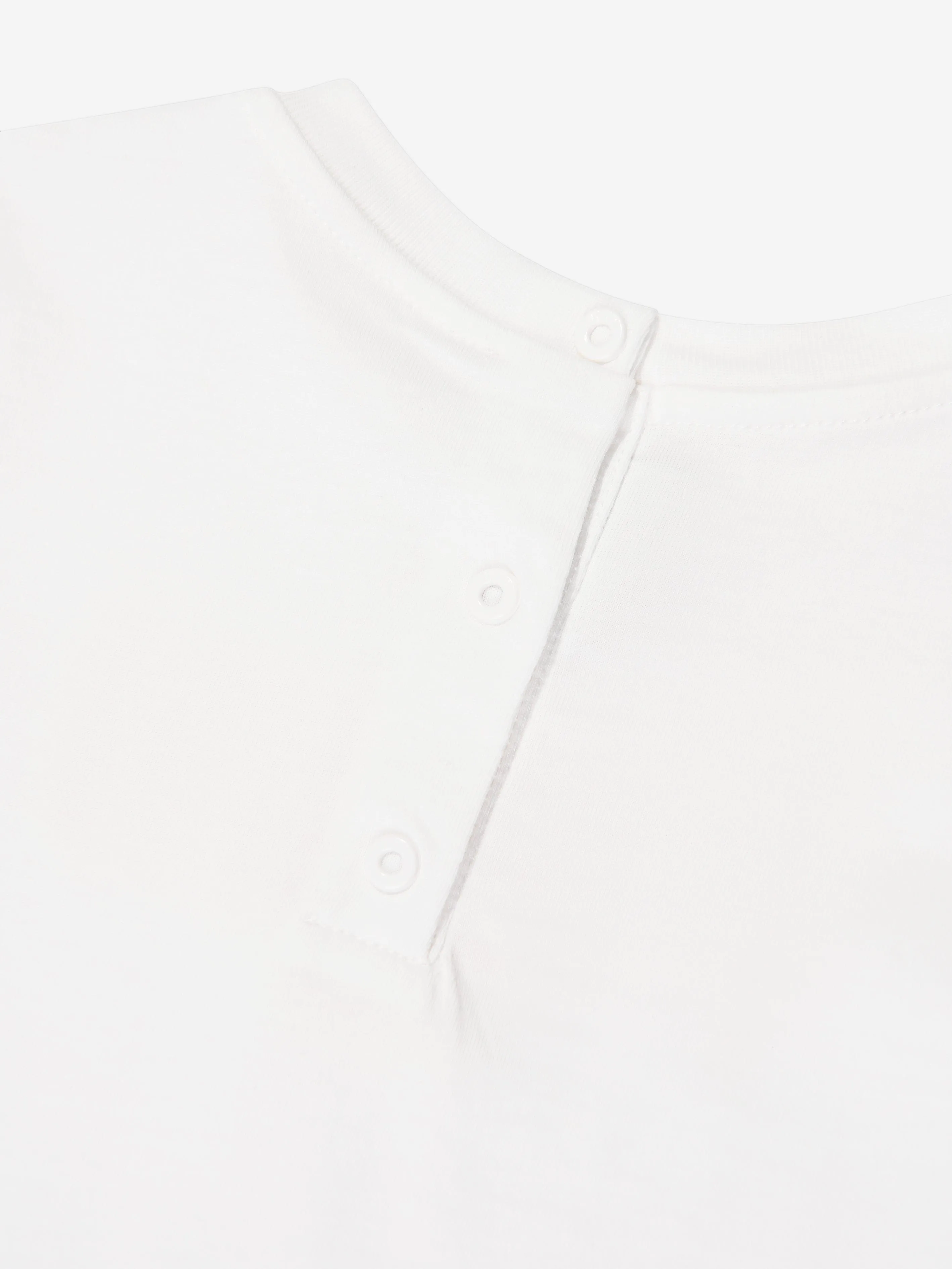 Fendi Baby Logo Print T-Shirt in White
