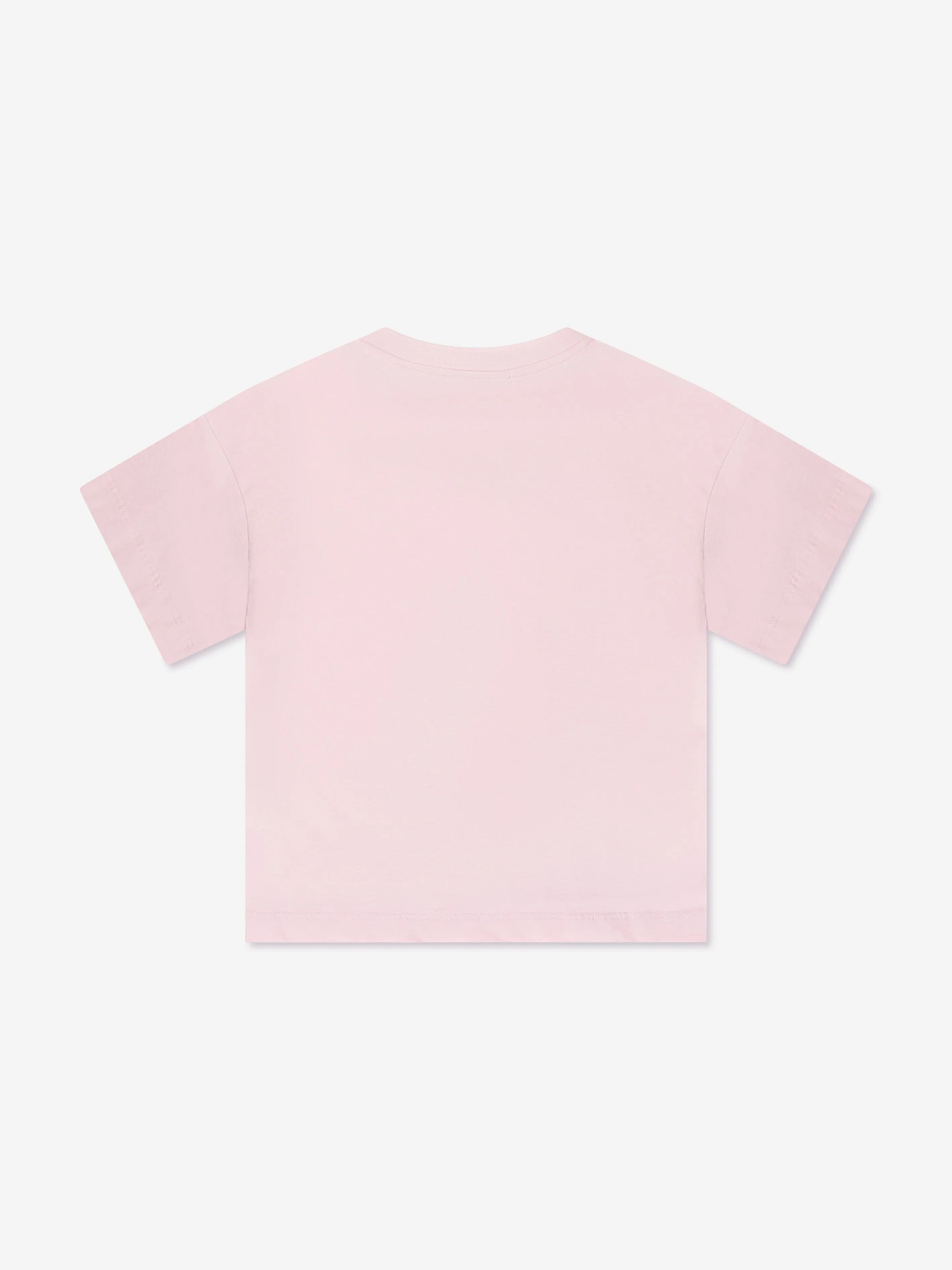 Fendi Girls Logo T-Shirt in Pink