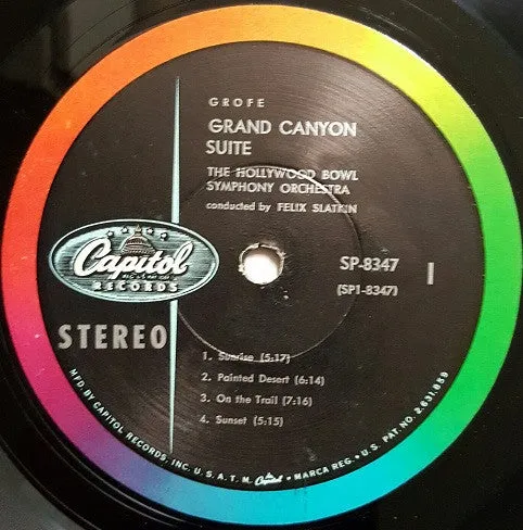Ferde Grofé - The Hollywood Bowl Symphony Orchestra, Felix Slatkin - Grand Canyon Suite/Mississippi Suite (LP, Album, RE) (NM or M-)