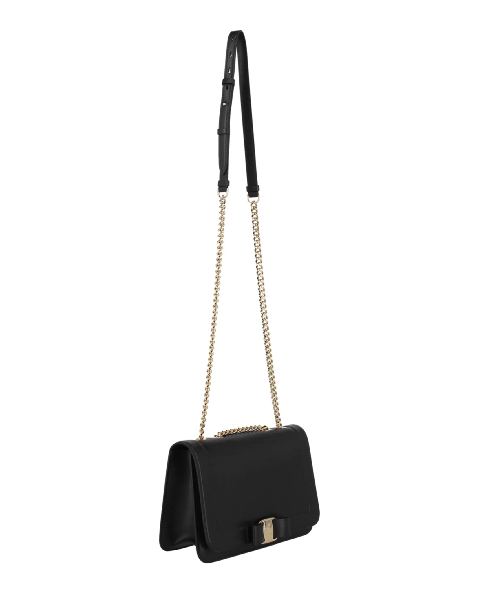 Ferragamo Vara Bow Smooth Leather Shoulder Bag