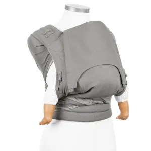 Fidella Fly Tai - MeiTai babycarrier - Chevron Light Gray - (Baby Size - From Birth)
