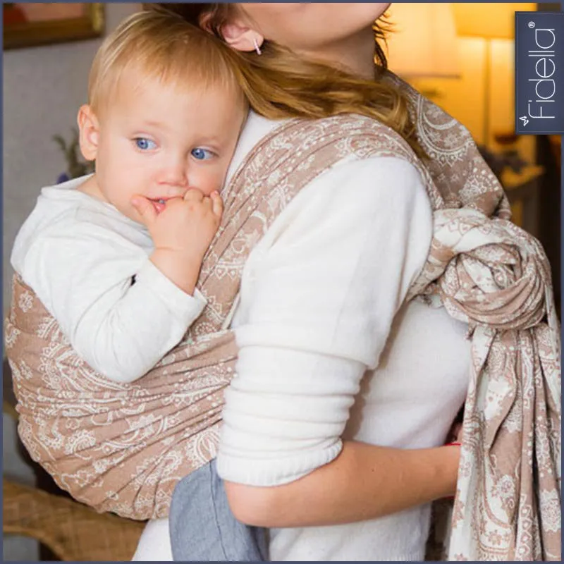 Fidella Woven Wrap - Persian Paisley toffee