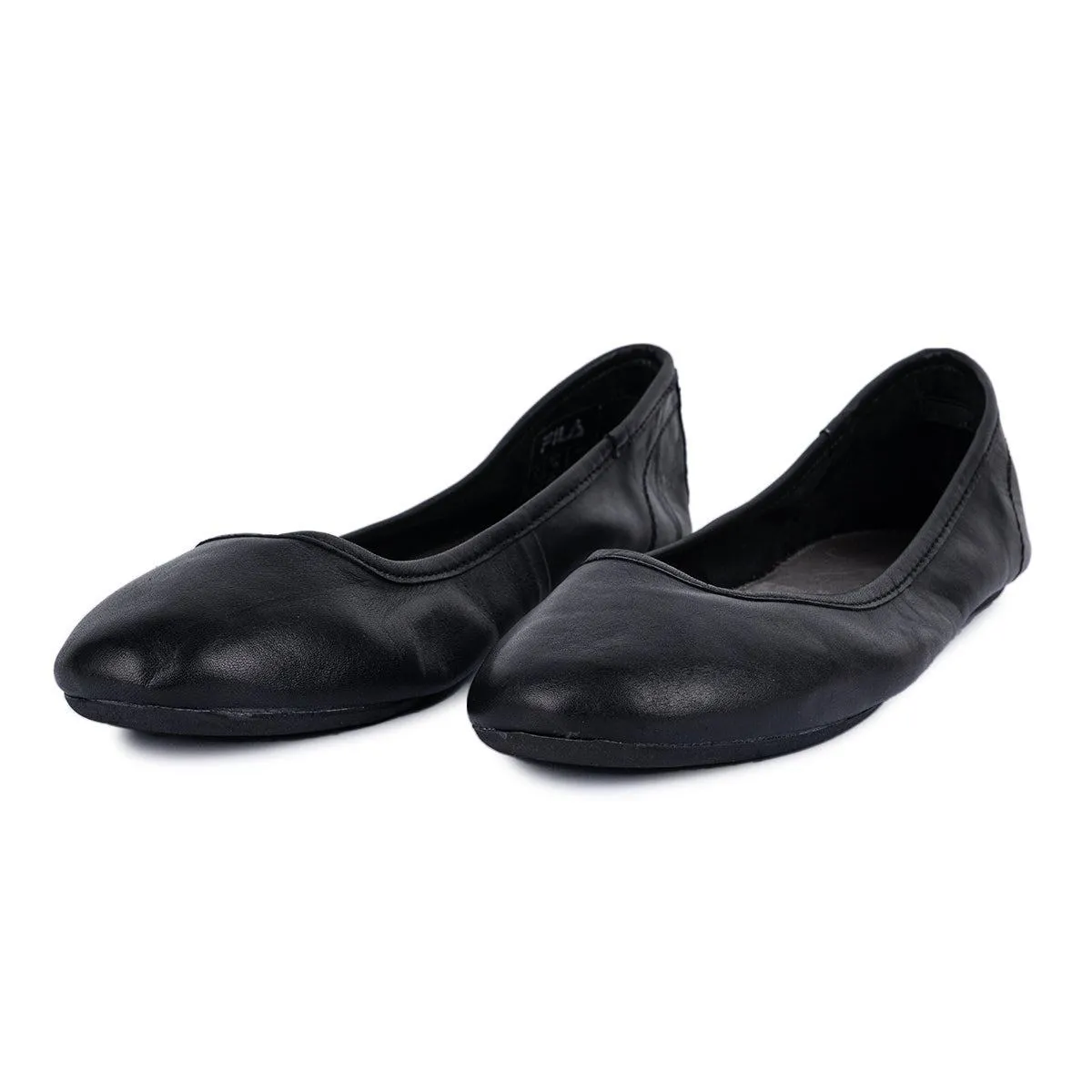 Fila Casual Ballerinas Leather Black Colour For Women