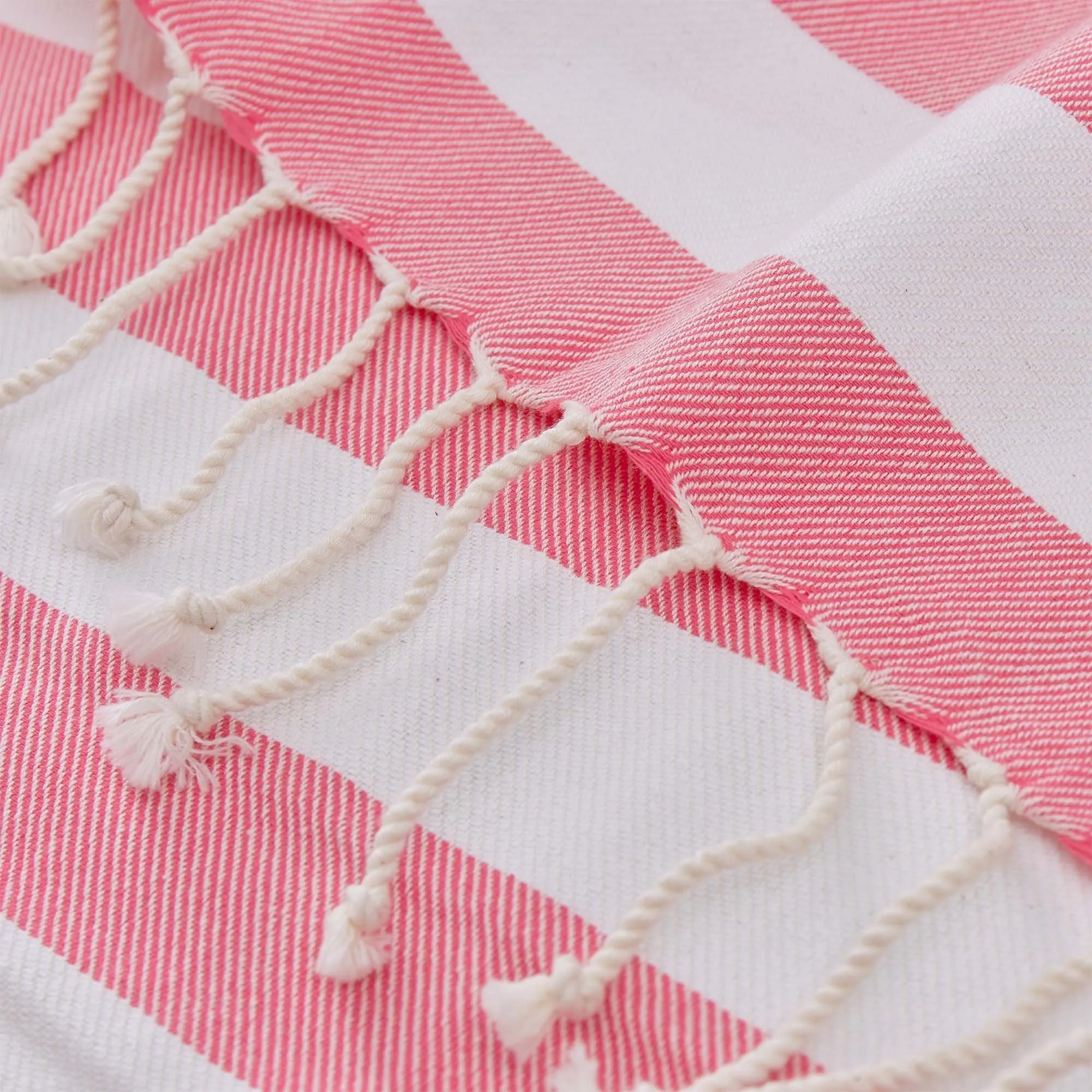 Filiz Hammam Towel [Pink/White]