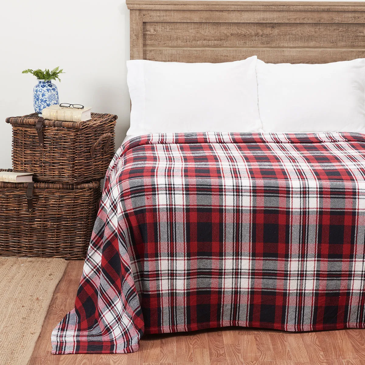 Fireside Plaid Blanket