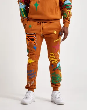 First Row Aliens Fleece Pants