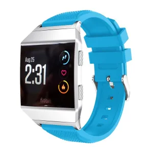 Fitbit Ionic rhombus texture soft silicone watchband - Blue