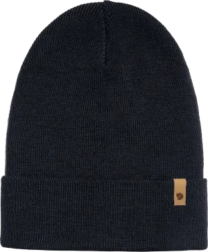 Fjällräven Classic Knit Hat Dark Navy | Buy Fjällräven Classic Knit Hat Dark Navy here | Outnorth
