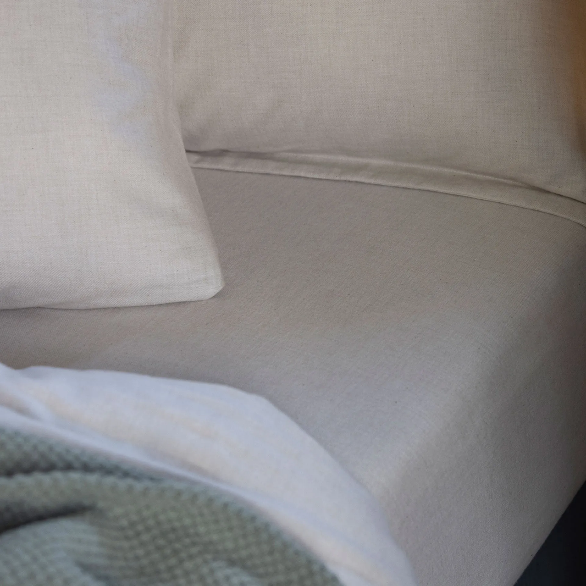 Flannel Marl Fitted Sheet