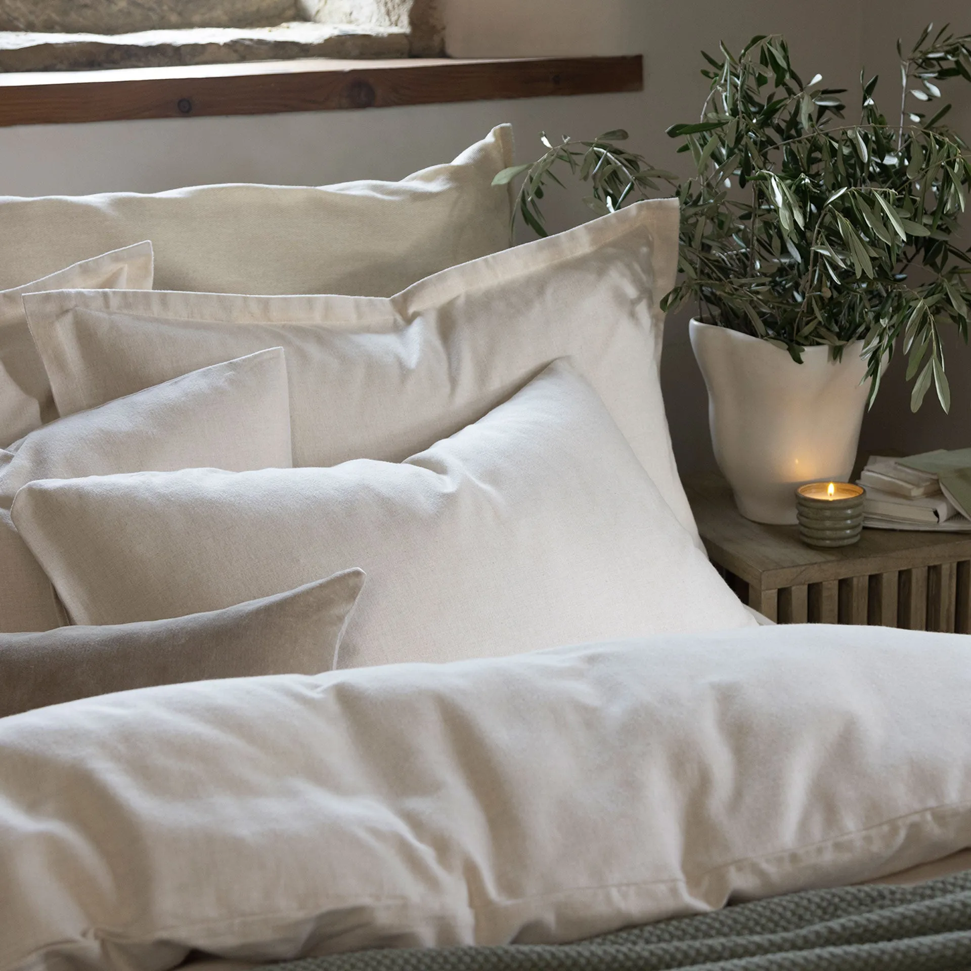 Flannel Marl Fitted Sheet